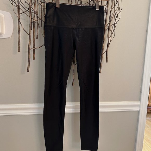 Black Shiny Leggings, Noli Leggings - Picture 1 of 8
